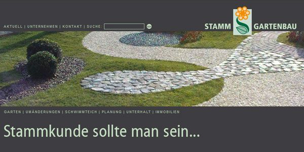 Webseite Stamm Gartenbau GmbH