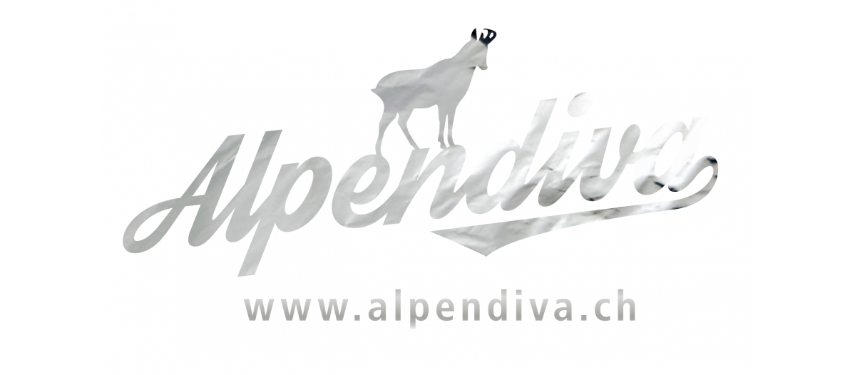 Alpendiva Logo mit Webseite www.alpendiva.ch