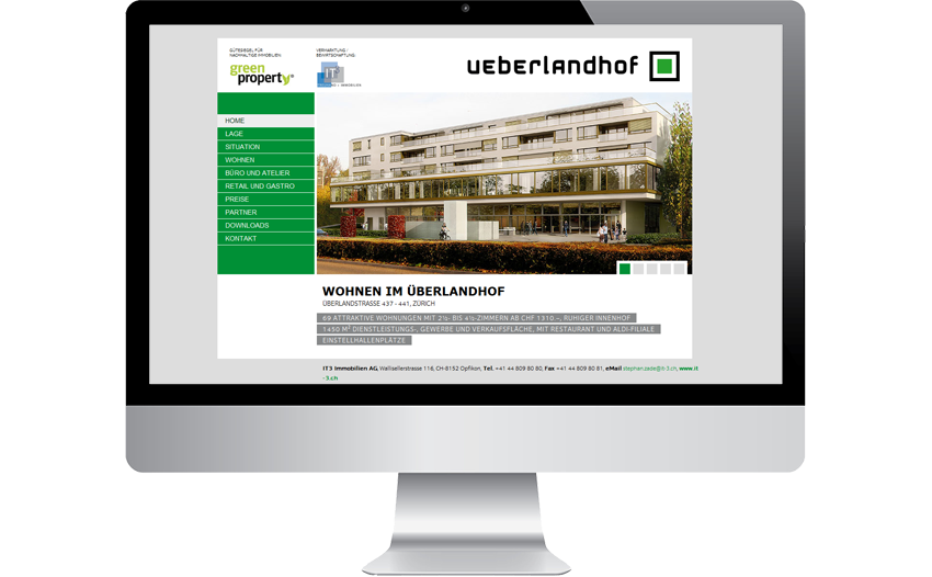 Webseite IT3 Treuhand und Immobilien AG Ueberlandhof