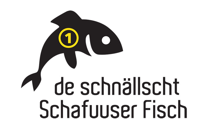 Logo de schnellst Schaffhuuser Fisch